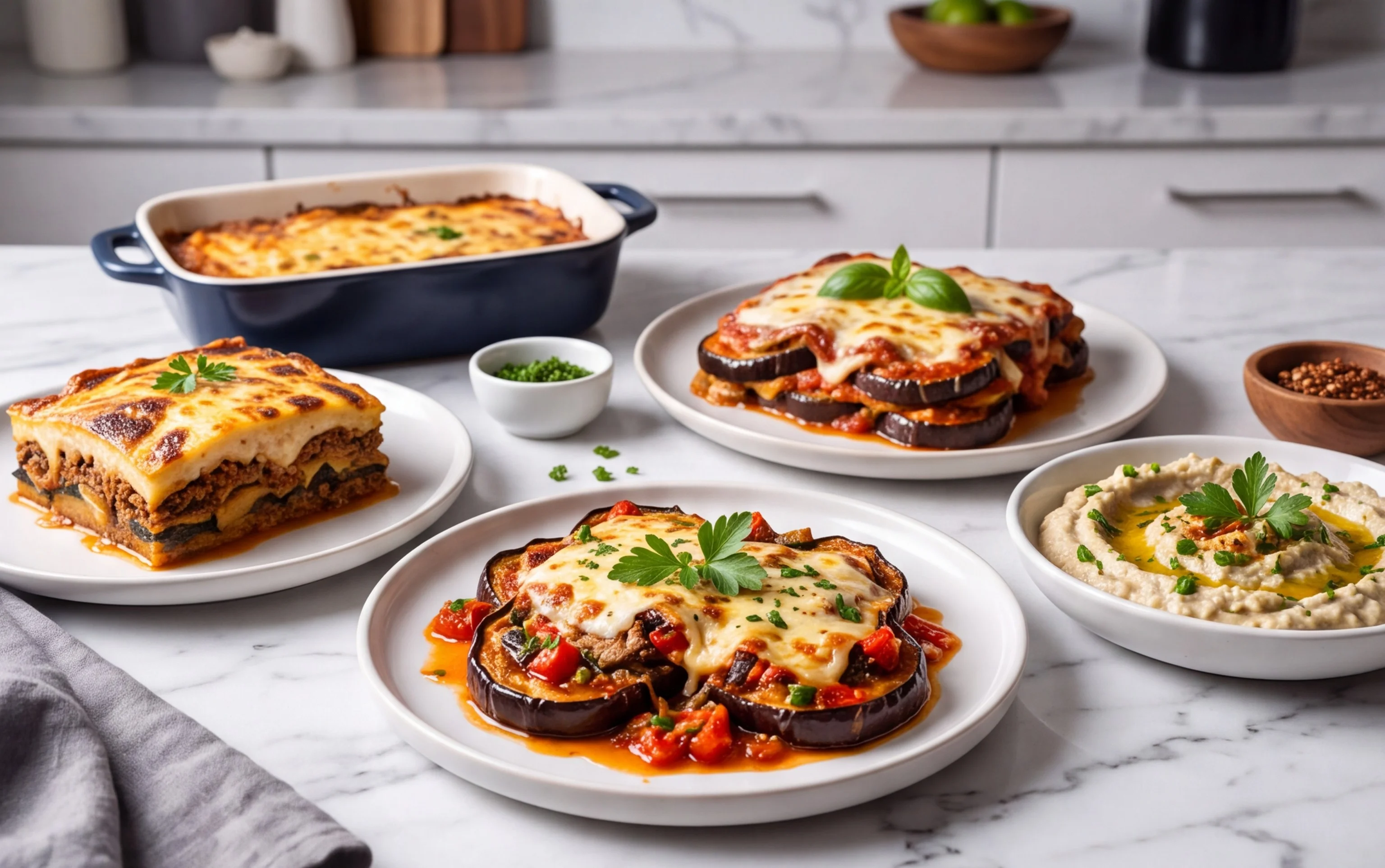 Recettes Aubergine: Grèce, Italie, Liban